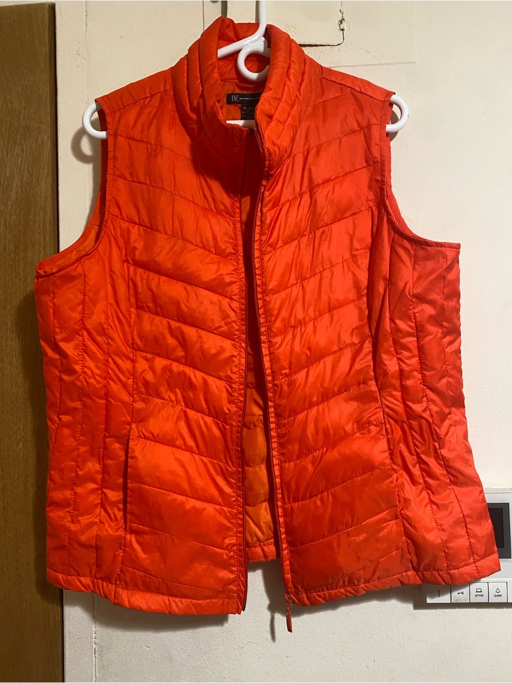 Vest INC International Concepts Light  Quilted Orange Puffer.Open to Offers!
